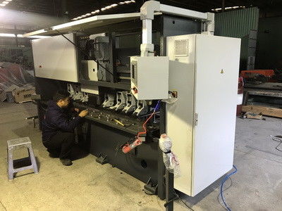 Máquina de entalho de sulco 1.23m do CNC da máquina do CNC V pneumático da folha Deivce de alimentação