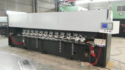 A máquina de sulco da placa V do CNC equipou 380V 60HZ, eficiência elevada do cortador do sulco de V