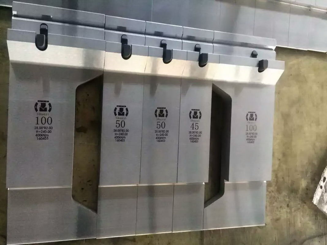 Como selecionar Press Brake Bending Tool HCR60 dureza morre secção Punch Standard