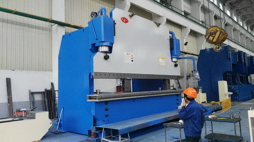 400T Força pesada freio de pressão hidráulica 7m comprimento espessura 8mm folha de metal dobra