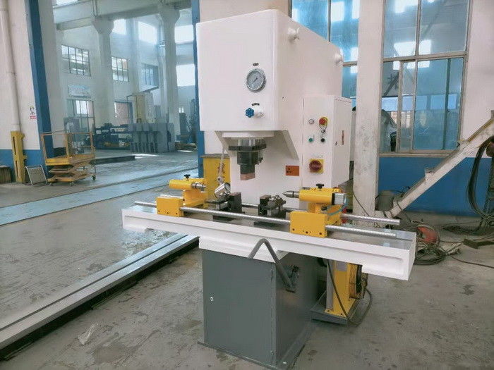 Máquina de prensagem de endireitação hidráulica de parafusos de eixo de motor 63T com estaca férrea
