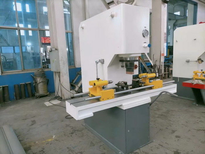 Máquina de prensagem de endireitação hidráulica de parafusos de eixo de motor 63T com estaca férrea